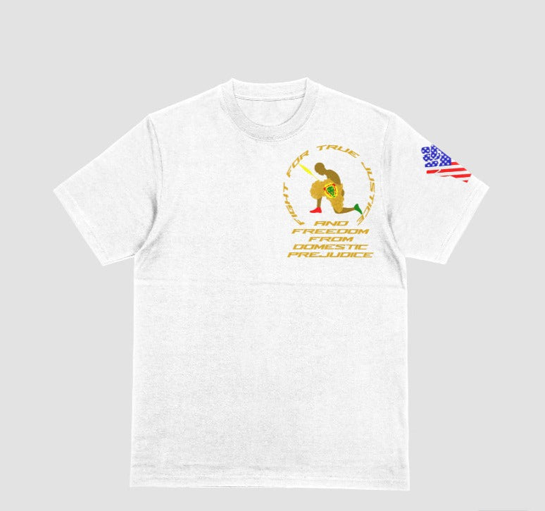 Taking a Knee Short Sleeve T-shirt-Fight For True Justice