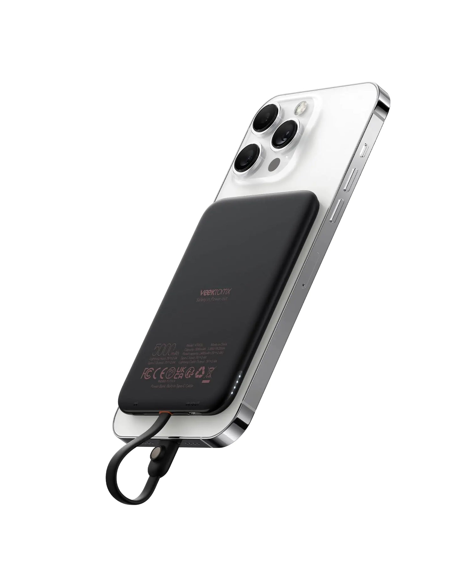 Bank Travel Phone Charger - External Battery Pack Compatible with AirPods/iPhone and other