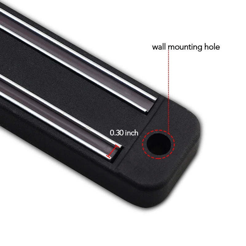 Utensil Knife Magnetic Wall Mount Holder 12 & 19 inch