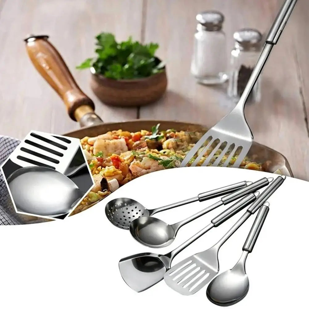 Utensil Nonstick Stainless Steel Kitchen Cookware Set