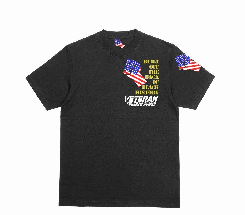 Built off the back of black history Veteran of trials and tribulation-volume 1