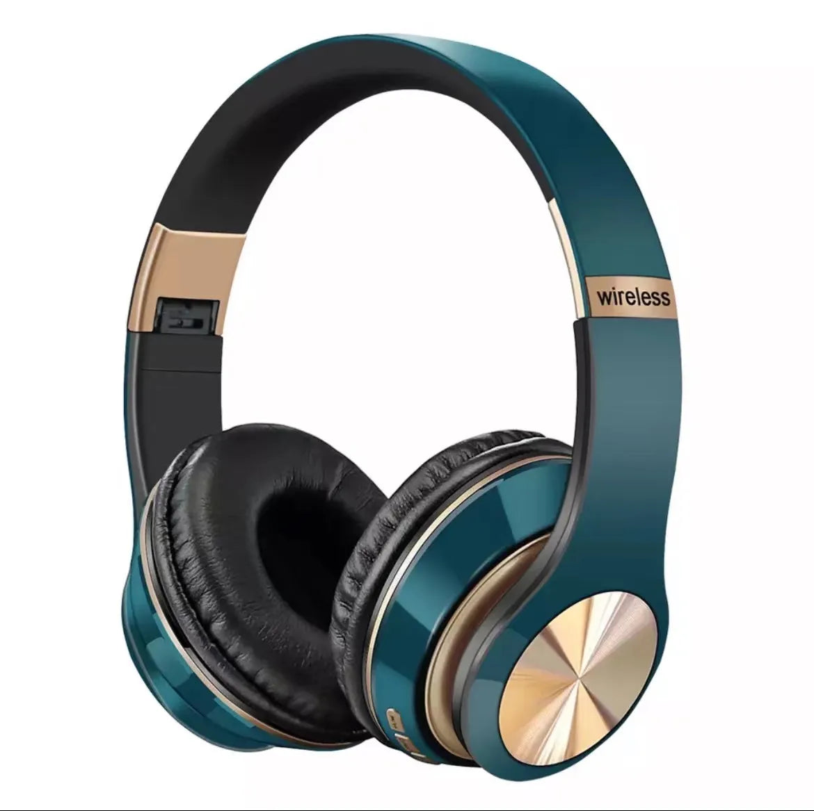Bluetooth HiFi Wireless Headphones,Foldable Headset Support