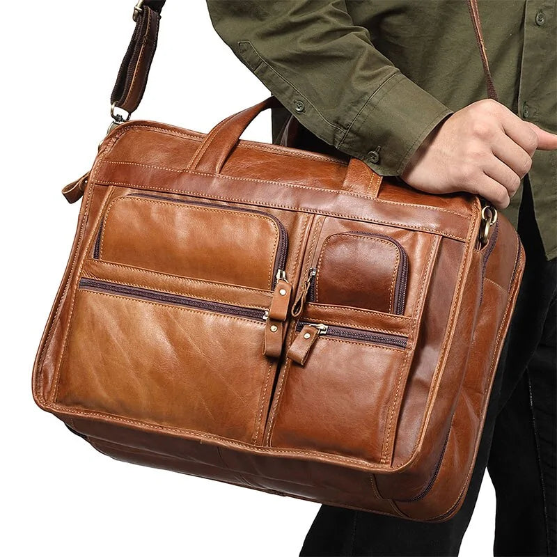 Men's Leather Handbag