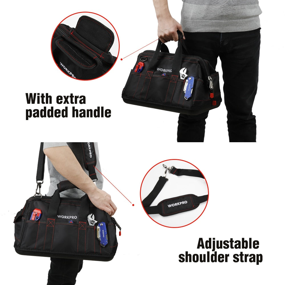 Tool Bag, Portable Waterproof Organizer Bag and Multifunction Canvas Tool