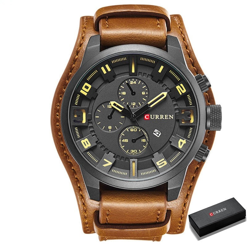 Mens Brand Luxury Sports Military Watches