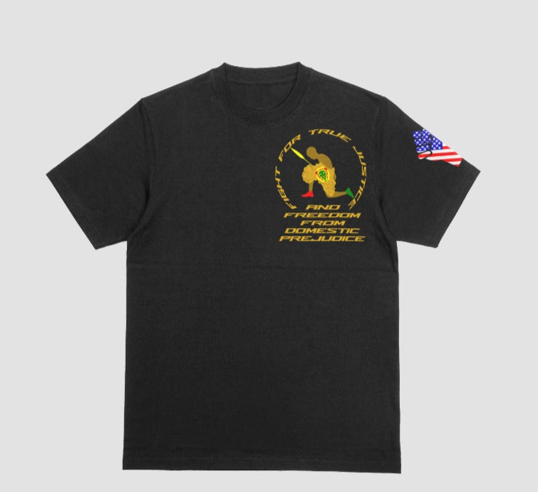Taking a Knee Short Sleeve T-shirt-Fight For True Justice
