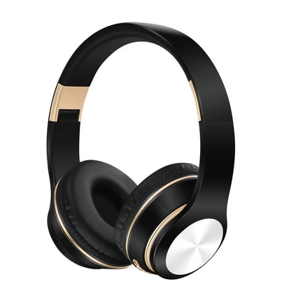 Bluetooth HiFi Wireless Headphones,Foldable Headset Support