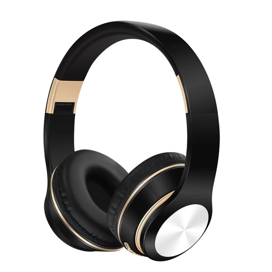 Bluetooth HiFi Wireless Headphones,Foldable Headset Support