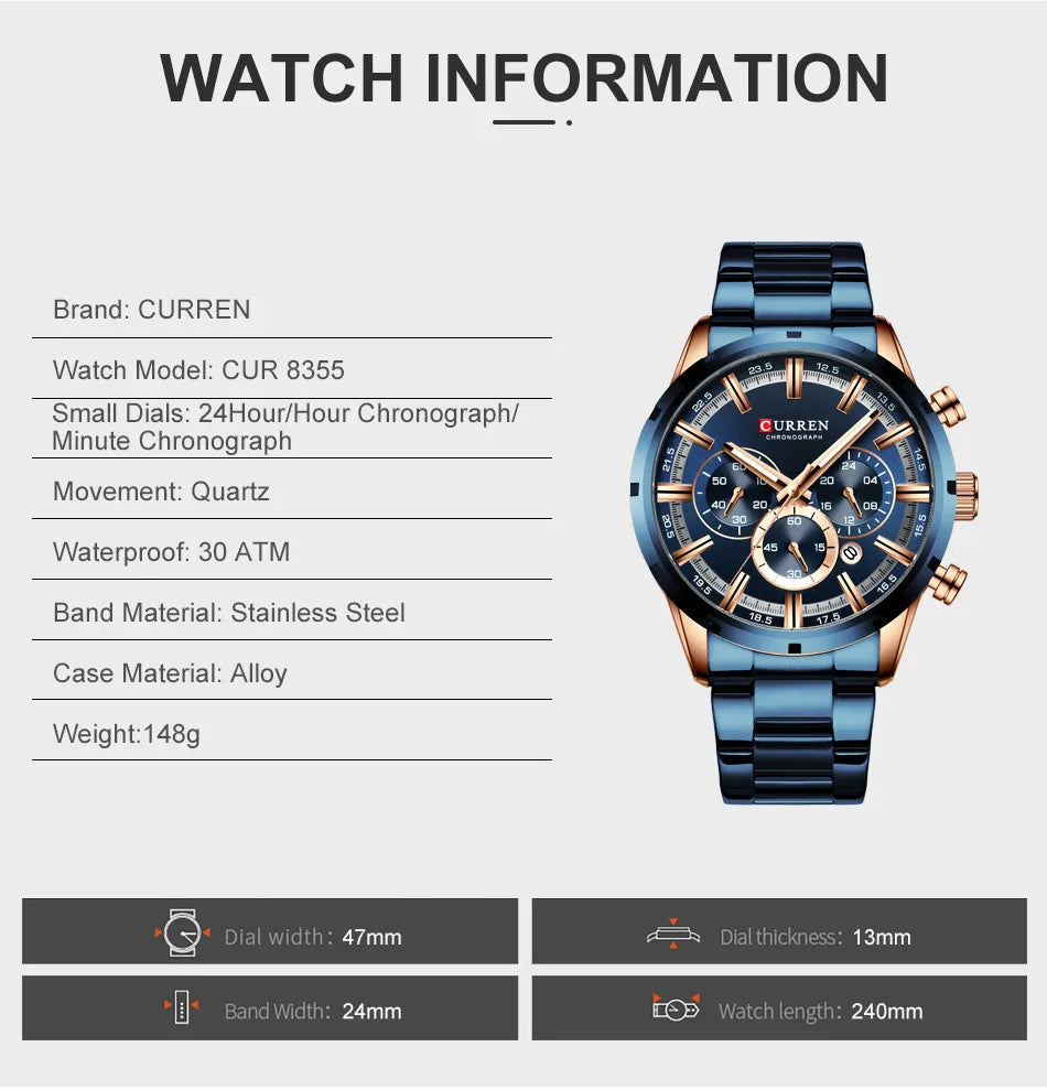 Mens Watches Top Luxury Brand & Sports Watches