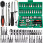 46-Piece Socket & Ratchet Torque Wrench Set,Auto Repair Tool