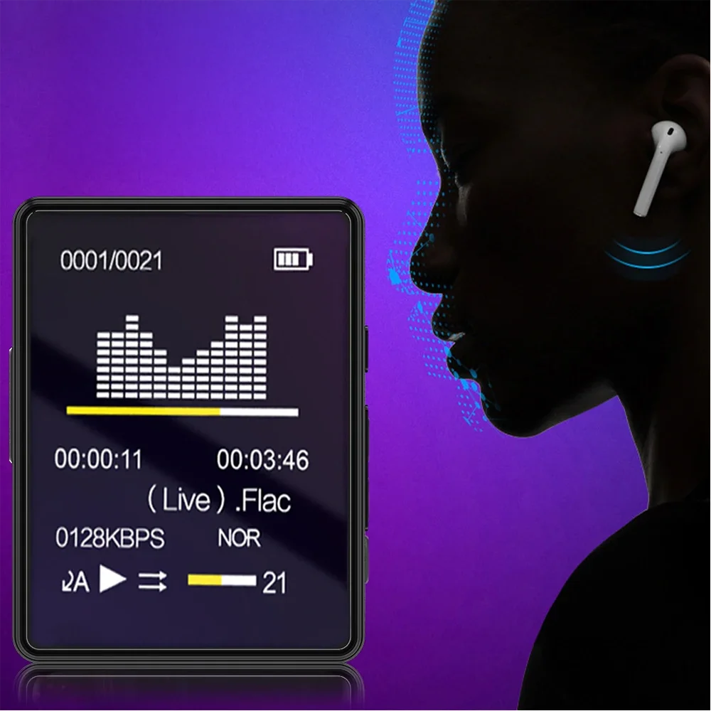 Portable MP3 Player with 5.0 Music Stereo Speaker and Mini MP4 Video