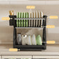 Dish Storage Drain Rack and Chopstick Bowl Storage