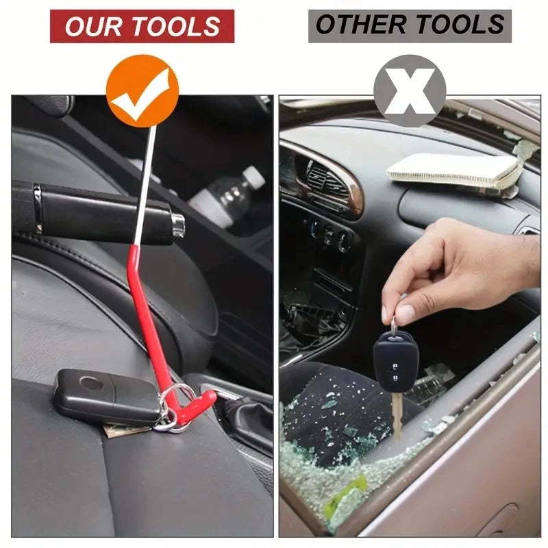 Long 18PCS Car Door Tool Kit Inflatable Air Pump Door Open Kits with Carrying Bag