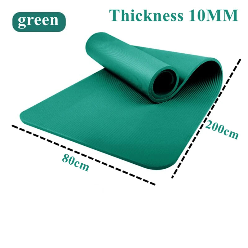 Extra Thick Fitness Yoga Mat 200cmX90/80cm
