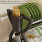 Dish Storage Drain Rack and Chopstick Bowl Storage