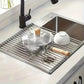 Foldable Stainless Steel Rack Drying Dish Drainer