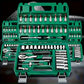 53-Piece Socket & Ratchet Torque Wrench Set,Auto Repair Tool