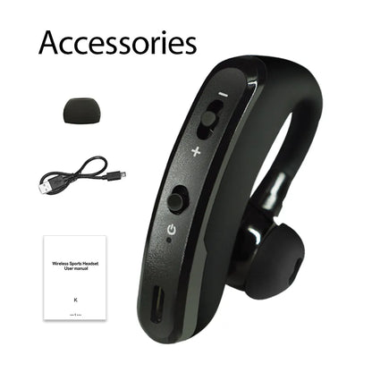 Wireless Bluetooth sports earphones with microphone