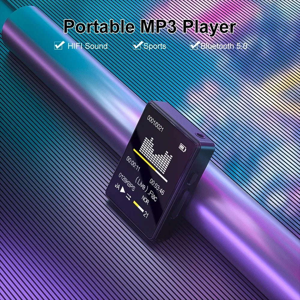 Portable MP3 Player with 5.0 Music Stereo Speaker and Mini MP4 Video
