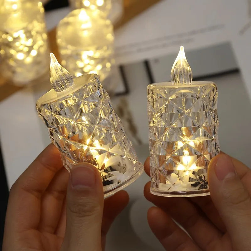 Flameless Transparent LED Candlelight