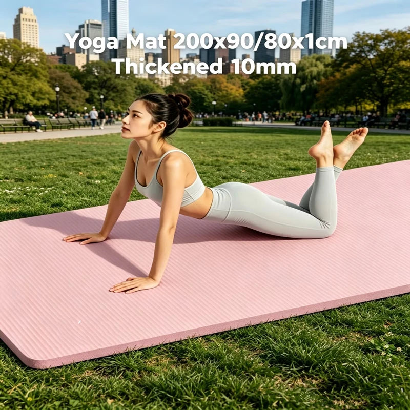 Extra Thick Fitness Yoga Mat 200cmX90/80cm