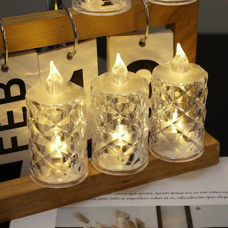 Flameless Transparent LED Candlelight