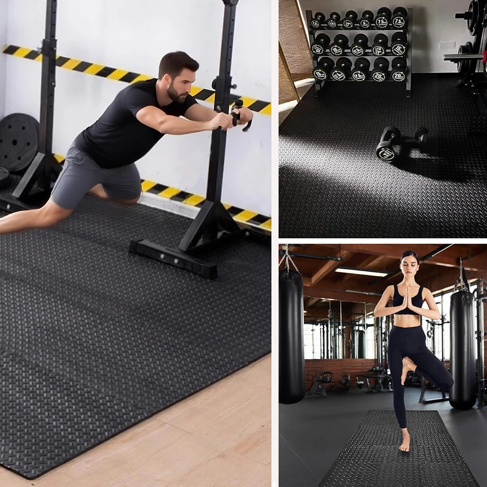 12 Pcs Interlocking Gym and Yoga Fitness Equipment Protective Thickened Mat