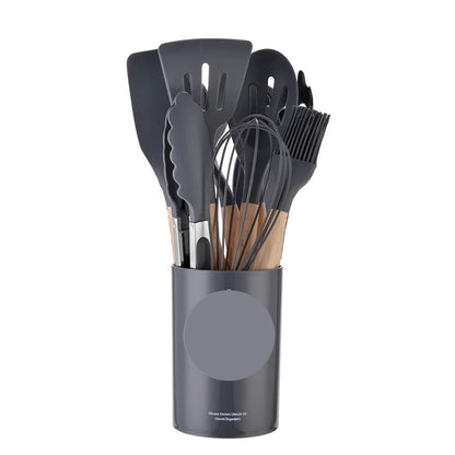 12Pcs Utensils Kitchenware ,Silicone Heat Resistant, Non-Stick