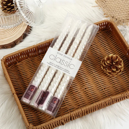 Colored Thread Taper Candles Long Pole Candles