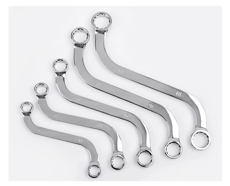 5Pcs S-Type Wrench Dual Head Box Combination Spanner