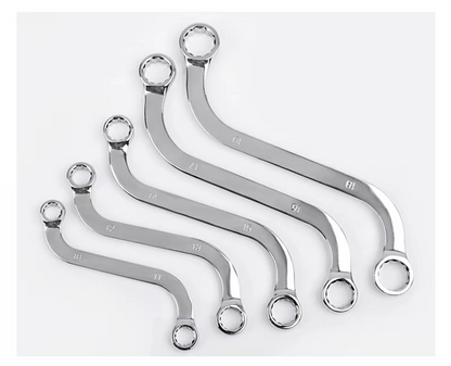 5Pcs S-Type Wrench Dual Head Box Combination Spanner