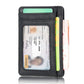 Slim Minimalist Front Pocket Leather Wallet,Credit & ID Card Holder,for Men & Women