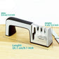 Knife Sharpener & Scissors Grinder,4 Stage Professional Kitchen Sharpening Tool